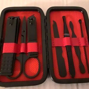 7Pcs Nail Care Personal Manicure & Pedicure Travel Set Grooming Kit Men/Women